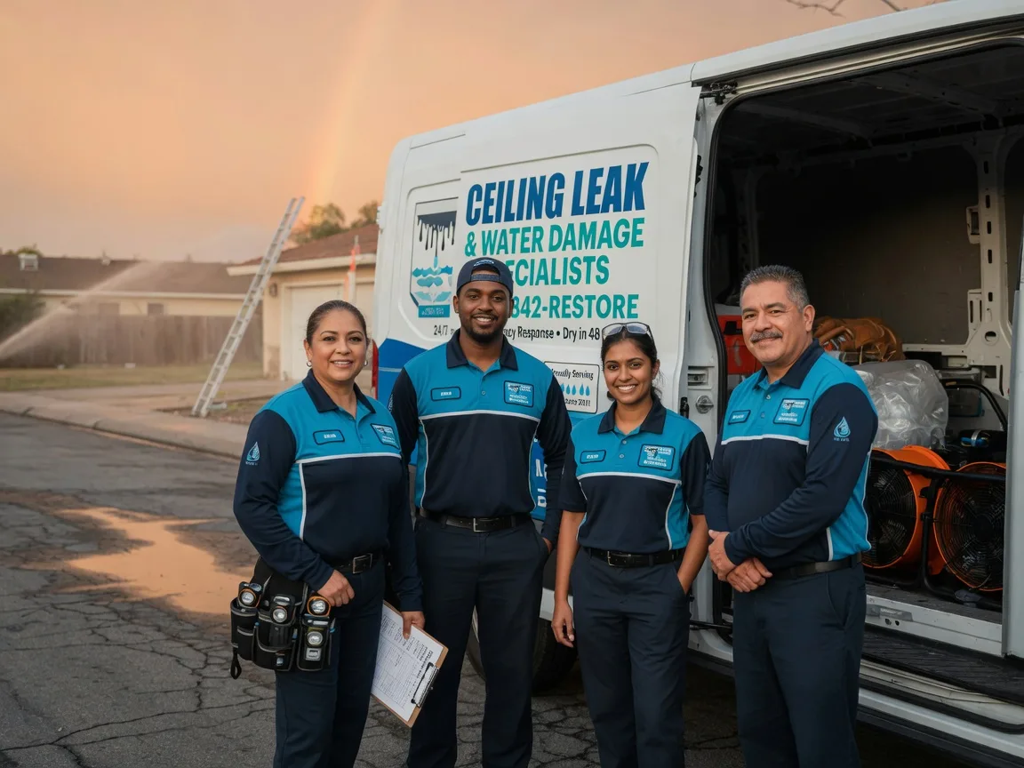 Ceiling Leak Cleanup company in San Juan Capistrano, CA